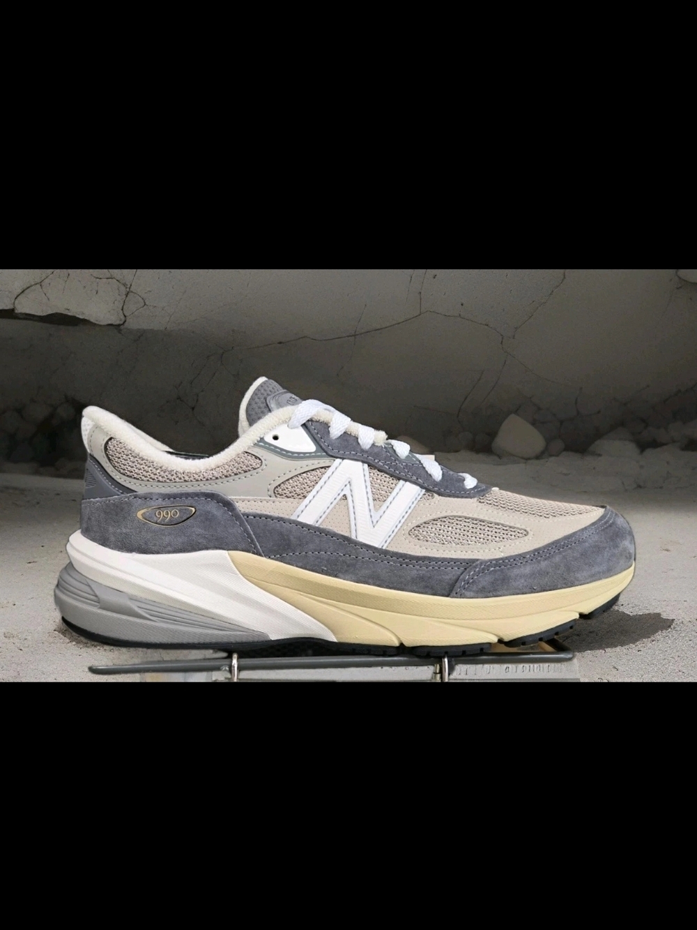 Men's New Balance 990v6 Made in USA Castlerock Moonrock - U990GR6 - Size 8 - Picture 4 of 6
